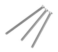 Boulons à tête fraisée plate allongés en acier inoxydable 304 M3 M4 M5 M6 M8 M10 Vis extra longues(140mm,M4 (5pcs))