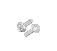 Boulons à tête hexagonale à tête cruciforme M4x12 mm, 10 pièces, vis en acier inoxydable 304(Gold)