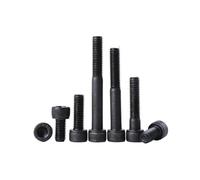 Boulons à Tête Hexagonale Longue Acier Grade12.9 Acier Allongé Long Allen Hexagone Hexagonal Tête D’Assemblage Boulon Demi-Filetage L = 30-300mm M3 M4 M5 M6 M8 Noir, 240mm, M8 10pcs