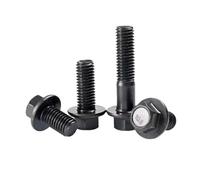 Boulons à Tête Hexagonale Vis hexagonales extérieures avec coussinet, boulon Hexagonal en acier allié M6 M8 M10 M12 M14 M16, longueur de filetage 12-50mm, 3 à 120 pièces(16mm,M8-full thread-20pc)