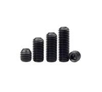 boulons à tête ronde à six côtés sans tête, Lot de 5/50 vis à tête hexagonale à six pans creux en acier noir 12.9, filetage fin, M3 M4 M5 M6 M7 M8 M10 M12, sans tête(5pcs M10x1.25x25)