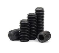 boulons à tête ronde à six côtés sans tête, Lot de 5/50 vis à tête hexagonale à six pans creux en acier noir 12.9, filetage fin, M3 M4 M5 M6 M7 M8 M10 M12, sans tête(10pcs M10x1.25x12)