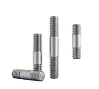 Boulons à tige filetée aux deux extrémités, Tige filetée à double extrémité en acier inoxydable 316, argent M8-M16 60mm-150mm(80mm M12 5pcs)