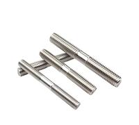 Boulons à tige filetée aux deux extrémités, Tige filetée à Double extrémité en acier inoxydable 316, M6 M8 M10 M12 40-150mm, argent(150mm M8 1pcs)