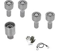 Boulons anti-vol avec jante en alliage, boulon antivol, compatible avec MG MGF du - T2/E Kit 4 boulons (écrous)+1 clé homologuée