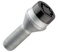 Boulons Antivol Sub Noir M12x1.25, Embase Conique, Longueur De La Tige 35,6 Mm, Longueur Totale Du Boulon 60,9 Mm, Ouverture De La Clé 19 Mm, Diamètre De La Clé 25,8 Mm