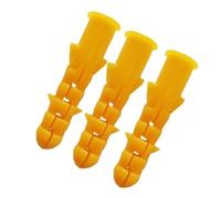 Boulons avec tube d'expansion en plastique 10-50pc Tube d'expansion en plastique M6 M8 M10 L = 30-100mm bouchon en caoutchouc plastique nylon colonne vis d'ancrage chevilles mura(M10x100mm(10pcs))