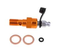 Boulons banjo et rondelles pour étrier de frein de moto - Maître cylindre M10 x 1,25/M10 x 1,0 mm - Durable (orange 1,25 mm)