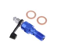 Boulons banjo et rondelles pour étrier de frein de moto - Maître cylindre M10 x 1,25/M10 x 1,0 mm - Durable (bleu 1,25 mm)