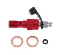 Boulons banjo et rondelles pour étrier de frein de moto - Maître cylindre M10 x 1,25/M10 x 1,0 mm - Durable (rouge 1,0 mm)