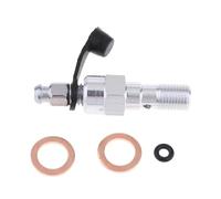 Boulons banjo et rondelles pour étrier de frein de moto Maître Cylindre M10 X1,25/M10 X 1,0 mm Durable (Argent 1,0 mm)