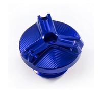 Boulons Bouchon Huile Moteur Moto Protection Bouchon Remplissage Carburant Pour Z900 Z650 Z800 Z400 Z1000 Z1000R Z1000SX Z900RS Z125 Bouchon réservoir carburant(BLEU)