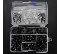Boulons Carénage Moto Kit De Boulons Carénage Pour Moto Pour Yamaha TDR125 TDR 125 Clips Fixation, Vis Et Pour Écrous Clips Fixation Vis Écrous(Noir)