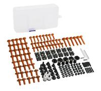 Boulons Carénage Moto Kit De Vis Et Écrous Pour Carénage Moto Pour Suzuki Pour Gladius GS500E GS 500 GS500 E Fixations, Boulons Clips Carrosserie Clips Fixation Vis Écrous(Orange)