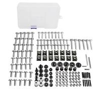 Boulons Carénage Moto Kit De Vis Et Écrous Pour Carénage Moto Pour SUZUKI Pour VSTROM1000 Pour VSTROM 1000 DL1000 XT Clips Fixation Boulons Carrosserie Clips Fixation Vis Écrous(Argent)