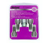 McGard Vis antivol jantes 27207SU – 4 pièces M12x1,5 60° Long. 26,4 mm Ø19 mm Chrome