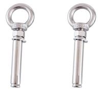 Boulons d'ancrage, 2 boulons à œil d'expansion M12, de levage en acier inoxydable 304 M12x120 mm for plafond béton et maçonnerie(M12x150mm)