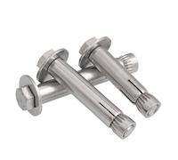 Boulons d'ancrage, boulon à œil, Boulon d'expansion intérieur M6-M12 à entraînement hexagonal, grande vis mâle joint, fixations combinées for clous, acier inoxydable antirouille(80mm,M8 (8pcs))