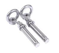 Boulons d'ancrage, boulon d'expansion, Chevilles d'expansion allongées, chevilles à expansion, en acier inoxydable 304 antirouille, avec anneau de perçage, vis murales taille M6 M20(M10X80mm)