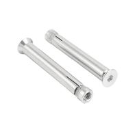 Boulons d'ancrage, boulons d'expansion, Ancrage d'expansion pour boulon hexagonal à tête plate Wkooa avec manchon de chute(M10x60 Pack 10)