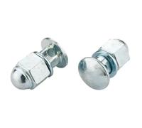 Boulons d'ancrage Jagwire Workshop 5mm Anchor Bolt (x25) Argenté