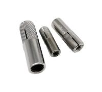 Boulons d'ancrage muraux à expansion, 3 pièces en acier inoxydable 304, bouchons de tube d'expansion intérieurs, vis d'ancrage à enfoncer, boulon d'ancrage à coin, écrou M6-M16(M12)