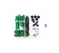 Boulons De Carénage Compatible Avec Yamaha Pour YZF 600 Pour YZF600R Pour YZF750R 1994-2007 200x Kit De Boulons De Carénage Vis De Carrosserie Clips(Green)