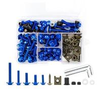 Boulons De Carénage De Moto, Vis Et Écrous, Kit Complet Pour TENERE 700 MT07 MT 07 TMAX 500 TMAX 560 FZ6 XMAX MT 09 MT03 177 Pièces Boîte outils(Blu)