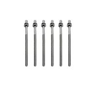 Boulons De Cosse De Tiges De Tension En Métal M5, 6 Pièces, Tambour De Jazz | Rondelles de boulons de cosse de tiges de tension en métal M5, 6 pièces, tambour de jazz