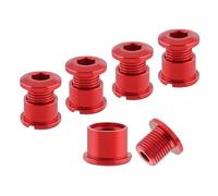 Boulons de couronne de vélo - Boulons à pignon en pour moto, route et hybride | Boulons de manivelle polis de précision pour les navetteurs urbains, les itinéraires, les visites et les mises à