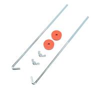 Boulons de crochet de batterie, vis de support de batterie, boulons de batterie en J avec crochets en J, rondelles, écrous, accessoires de voiture universels, plateaux