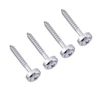 Boulons De Douilles De Manche De Guitare 4 Pièces | Boulons de douilles de joint de cou en acier, kit durable for guitare électrique basse, 4 pièces