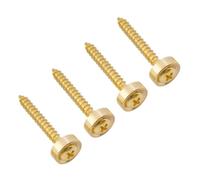 Boulons De Douilles De Manche De Guitare 4 Pièces | Boulons de douilles de joint de cou en acier, kit durable for guitare électrique basse, 4 pièces