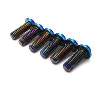 Boulons de fixation de disque de frein M8 x 22 mm pour HONDA, YAMAHA, SUZUKI, BMW, KAWASKI Disques de frein pour moto(5PS Blue)