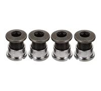 Boulons de fixation de plateau Shimano SM-CRE80 (x4) Argenté
