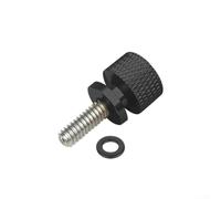 Boulons de fixation de siège de moto - 6 mm - Kit de vis antivol de sécurité avec joint pour montage arrière - Fender Custom Chopper Cruiser - Bleu (noir)