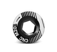 Boulons de fixation M20 pour bras de manivelle de vélo - Vis de manivelle, capuchon de support de vélo de route, d'aluminium traité, kit de fixation de précision | Mise à niveau d'entretien de