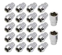 Boulons de jante Compatible Avec Ford Pour Fiesta Pour Escort 1973-2003 Écrous Roue Boulons Et Goujons Moyeu M12x1.5