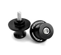 Boulons de l'essieu arrière et du bras oscillant Pour V-Strom 250 1050 XT 650 800DE DL650 DL100 Moto 8MM Bras Oscillant Bobines Curseur Support Vis Protecteur(Black)