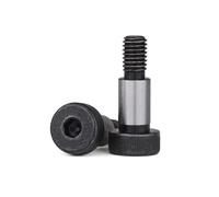 Boulons de meubles, boulon à vis hexagonale, 2 pièces/lot M5 M6 M8 M10 diamètre = 6 8 10 12 mm acier qualité .9 tête cylindrique six pans creux épaulement roulement rouleaux(8mm X2pcs,D16M12)