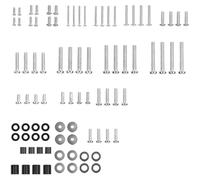 Boulons de montage TV - Kit d'installation polyvalent de 84 pièces M4 M5 M6 M8 vis de rechange universelles en métal | Maison chambre, appartement, dortoir, hôtel, bureau, Thanksgiving, vacances, fête
