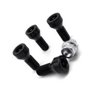 Boulons de Moyeu Roue Compatible Avec BMW Pour 535i 1989-1993 Pour 540i 1997-2003 Pour 550i 2006-2010 OEM: 36136786419 4x M12x1,5 Jeu D'écrous Roue Verrouillage Voiture