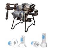 Boulons de pales d'hélice for DJI T10 T16 T20 T30 T40 T20P T50 T25, cadre avant, cylindre fileté 304, vis anti-desserrage DIN912 7991(M3x6-10pcs)