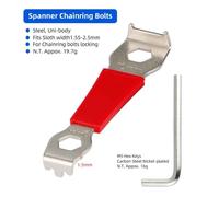 Boulons De Pédalier De Vélo,6.5/8.5mm,Simple,Double Plateau,Vis,Écrou Extérieur,5 Pièces Pièces De Vélo De Route Vtt,10mm - Type Tol-210 N M5 Hex Key