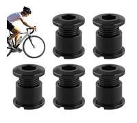 Boulons De Plateau De Chaîne Pour Vélo Outil de fixation léger et | Soigneusement Polis Pour Les Déplacements Urbains, Randonnées Longue Distance Et Aventures E Noir