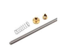 Boulons de précision, T8 Memimpin 2/4/8Mm Sekrup Dengan Backlash Nut Pas 2Mm OD 8mm 100 1000 1200Mm T Type Moteur à Trapézoïdal for 3 Pièces(Lead 8mm,650mm)