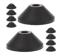 Boulons de Réservoir Wc 10 Pièces Rondelles Coniques | Installation Facile, Usage Maison et Industriel, Étanchéité Anti-fuite, Noir, pour Valves et Vis de Siège