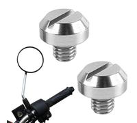 Boulons De Rétroviseur De Moto,Vis De Rétroviseur De Moto Pack de 2 pièces | Boulons Ensemble d'accessoires de prise universelle pour les voyages en plein air, la vie quoti