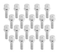 Boulons de Roue 20x Boulons De Roue Écrous M12x1.25mm 28mm Compatible avec Jeep pour Renegade 1.3l 1.4l 1.8l 2.4l 2014 2015 2016 2017-2022