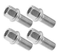 Boulons de Roue 4X Boulons De Roue De Voiture Écrous M14x1.5 28mm WHT002437 431601139A Compatible avec VW pour Caddy 2005 2006 2007 2008-2015